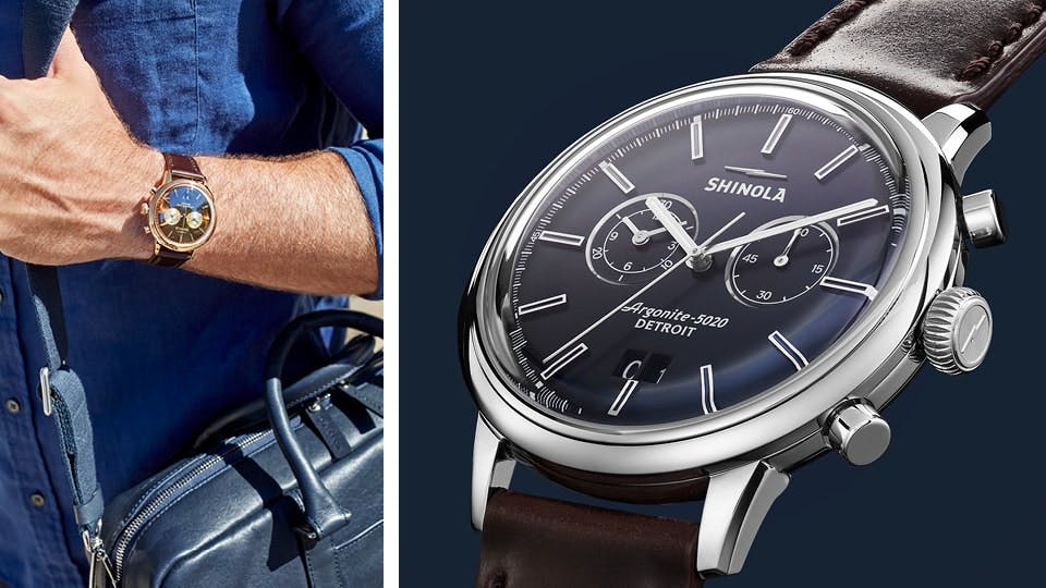 Shinola 2025 bedrock watch