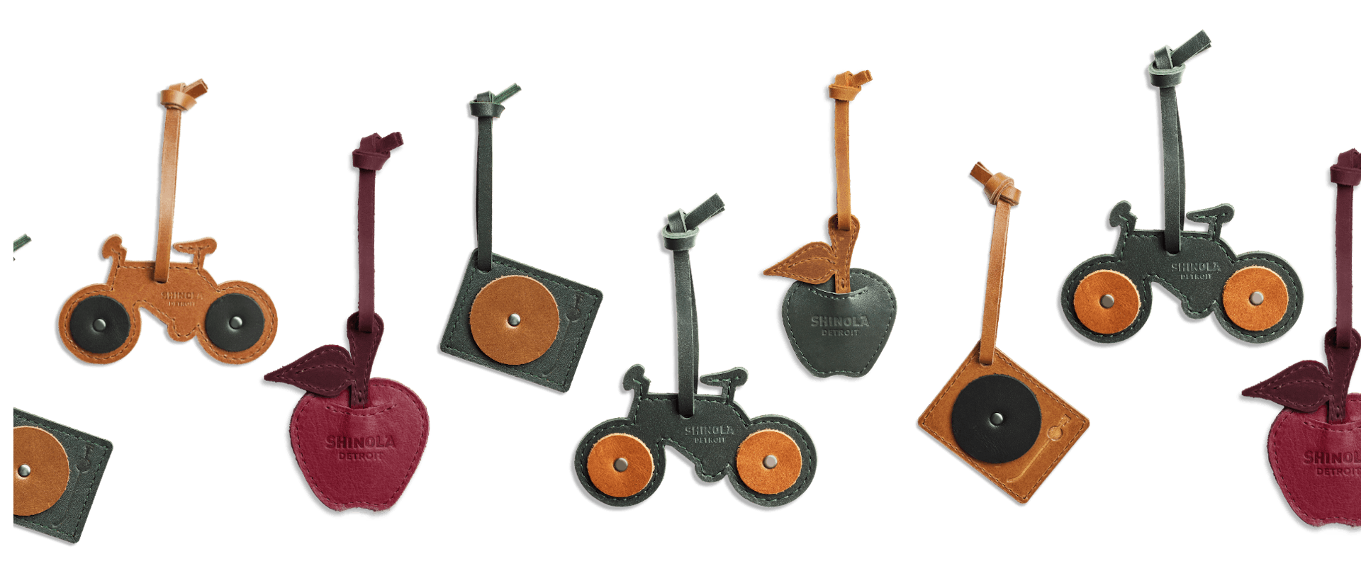 Various leather ornaments
