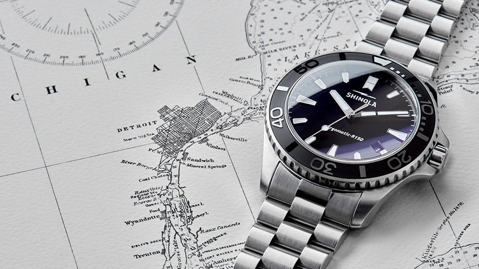 Shinola lake erie clearance monster watch for sale