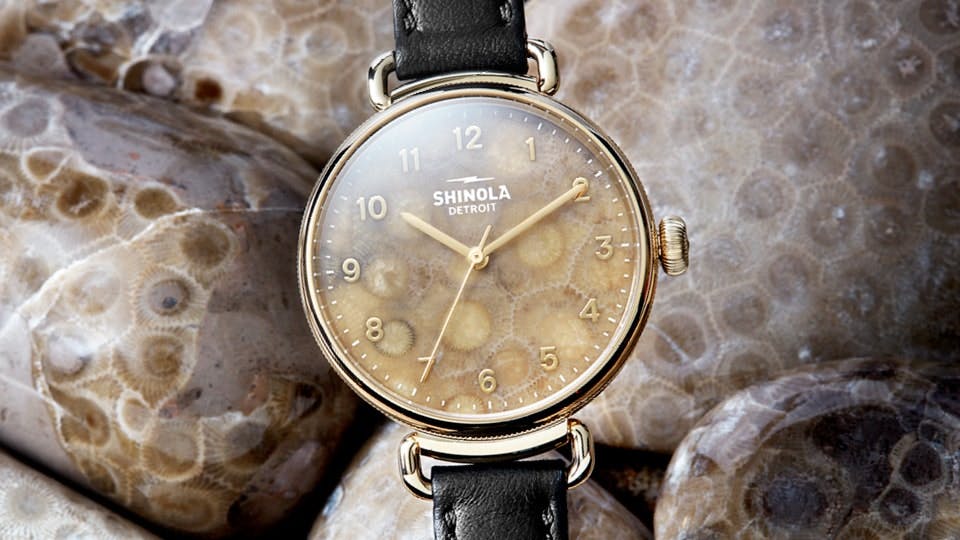 Shinola petoskey stone 2025 watch for sale