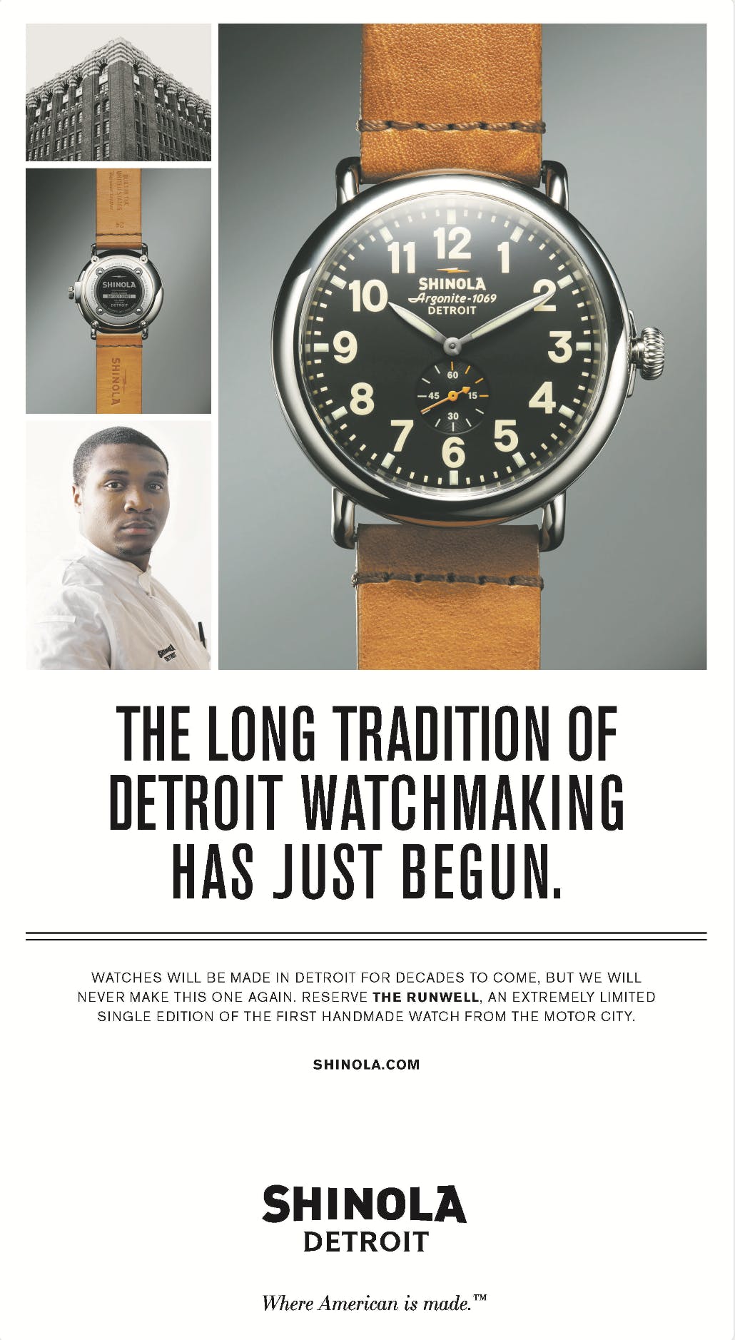 Detroit Watch Company M1-Woodward Chronograph
